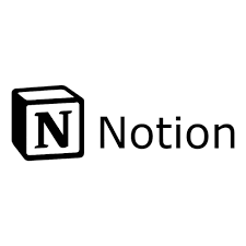 Notion logo and text.